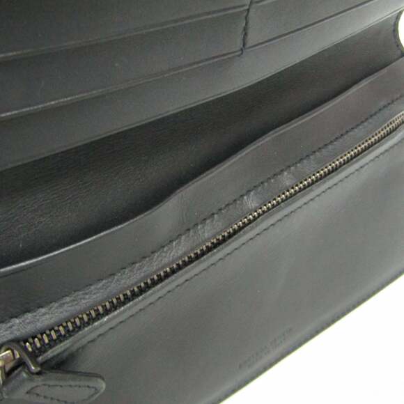 Bottega Veneta Intrecciato Continental Wallet 244688 Men's Leather Long Walle...